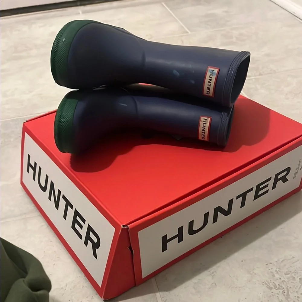 Hunter Navy Rain Boots - Picture 5 of 5